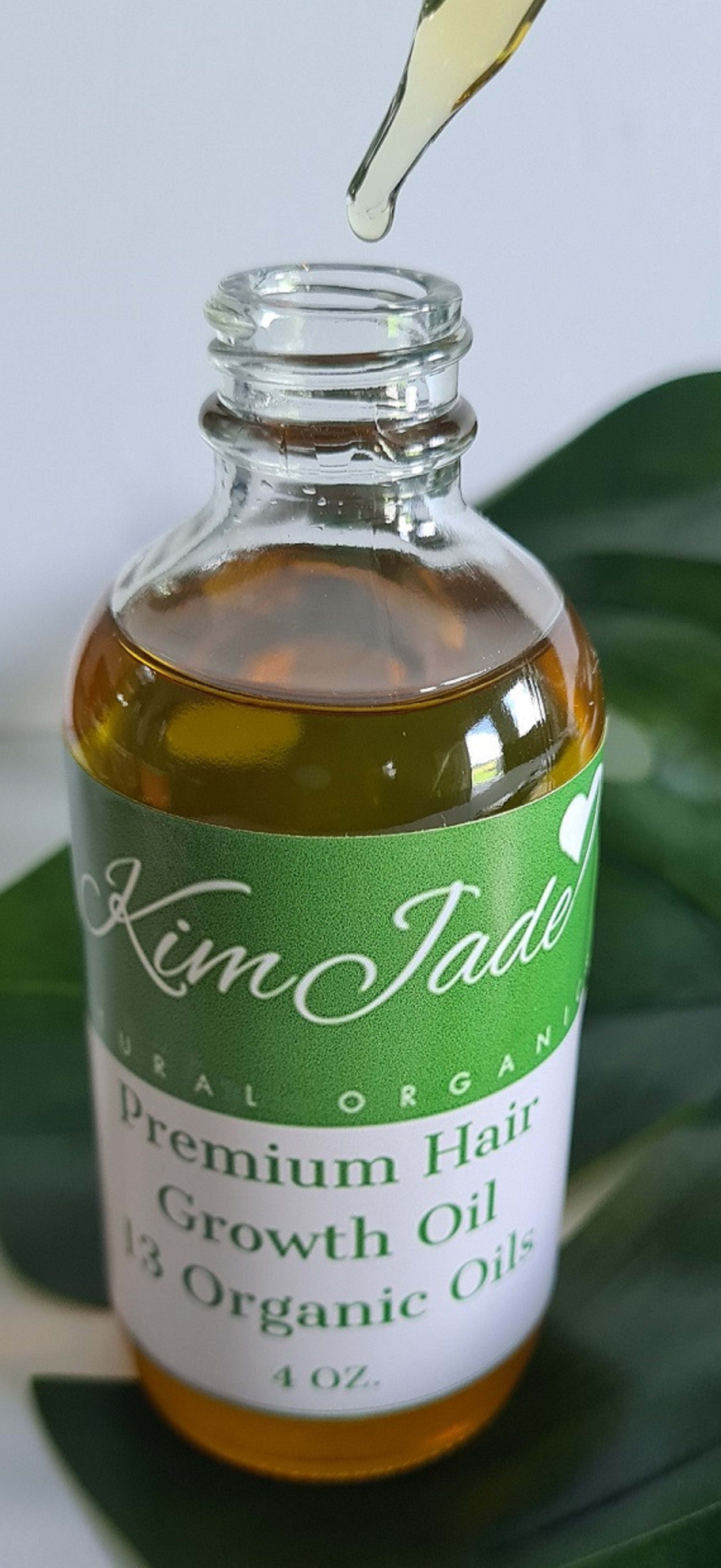 Natural Hair Growth Oil  Jade Hair Oil with Bay Leaf & Vitamin E